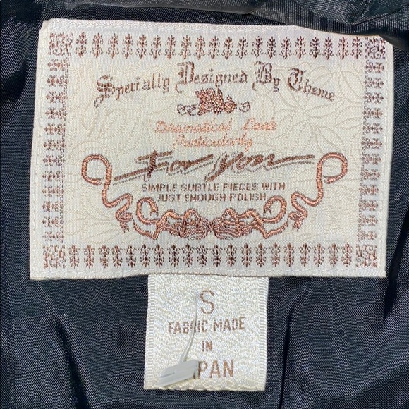 Theme long button zipper black blazer jacket Japan - Picture 7 of 11